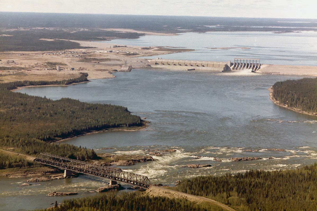 Aerial view of Kettle Generating Station.