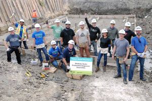 14 Engineers Spend Vacation Day At Habitat for Humanity.