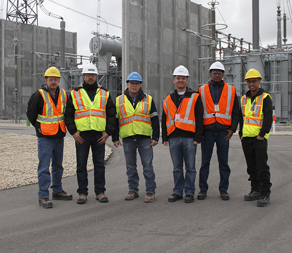 Controlled switching for energizing large transformers team.