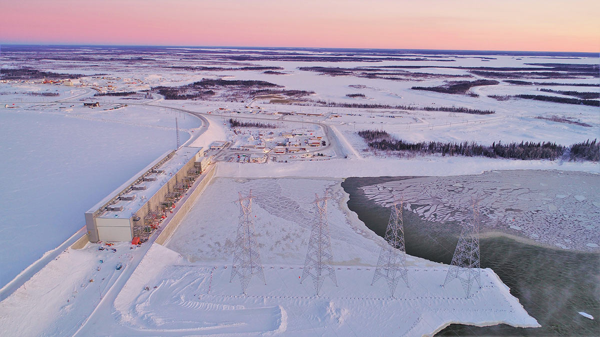 The Keeyask Generating Station first connected to the Manitoba Hydro power grid on February 16, 2021.